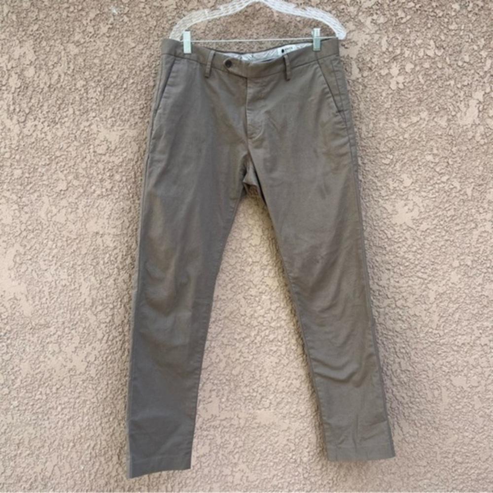 NNO7 No nationality Hartford Mens Buttoned Dress Pants Navy Size EUR 33x32‎